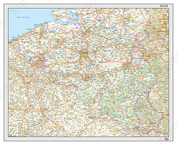 wegenkaart België